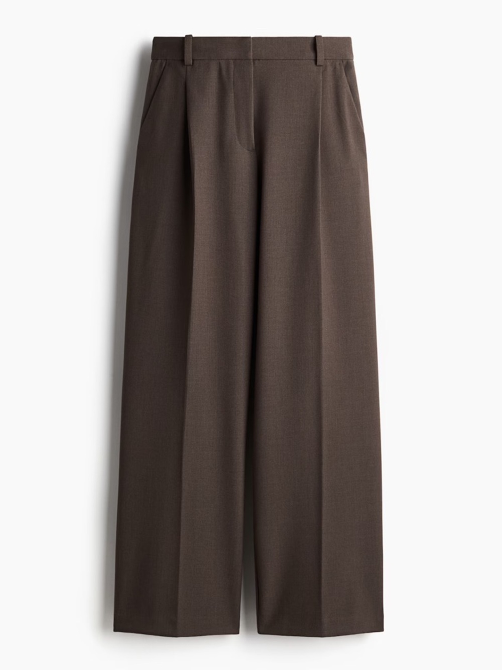 Wide Leg Dress Trousers BLACK